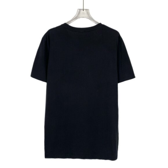 Balmain Black Logo Letter Printed Cotton Round-Neck Short-Sleeved T-Shirt XXL - Picture 7 of 7